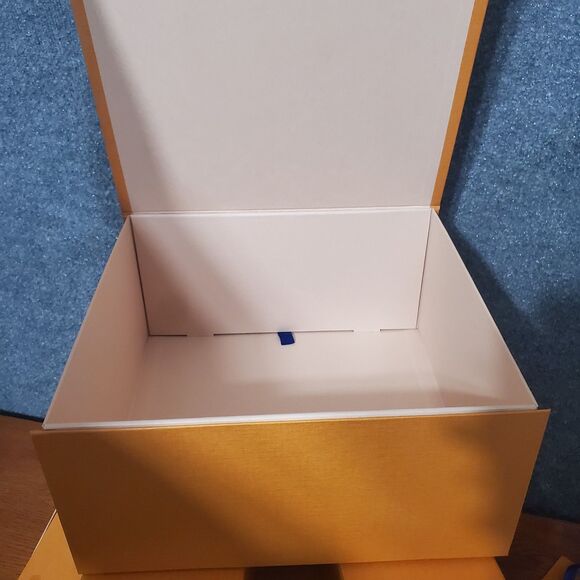 Authentic LOUIS VUITTON LV Box Lot Magnetic And Open Empty 10 Lot Pieces Used - Picture 11 of 16